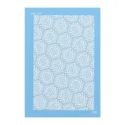 Silk Screen Moiko per pasta polimerica 74x105 mm - Tartaruga Aborigena 12.47