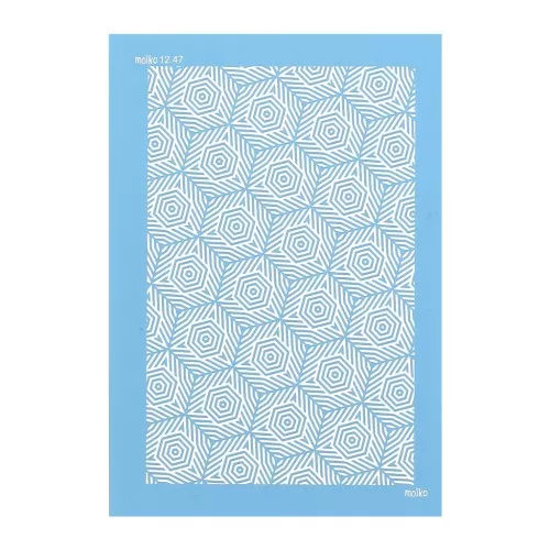 Silk Screen Moiko per pasta polimerica 74x105 mm - Tartaruga Aborigena 12.47