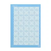 Silk Screen Moiko per pasta polimerica 74x105 mm - Fiori caleidoscopio 13.20