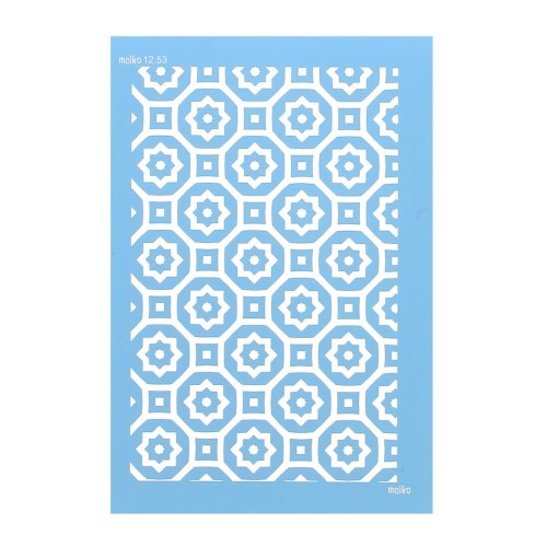 Silk Screen Moiko per pasta polimerica 74x105 mm - Piestrelle cemento 12.53