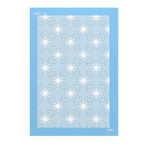 Silk Screen Moiko per pasta polimerica 74x105 mm -Rombi e cristalli 13.00
