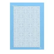 Silk Screen Moiko per pasta polimerica 74x105 mm Triangolo-spina di pesce 12.50