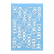 Silk Screen Moiko per pasta polimerica 74x105 mm - Lanterne cinesi Cornic Carol|raw }}