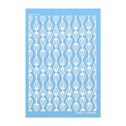 Silk Screen Moiko per pasta polimerica 74x105mm Conchiglia allungata Cornic Caroli