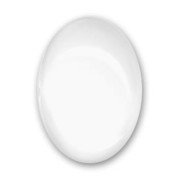 Cabochon lente mm. 18x13 Crystal x1|raw }}