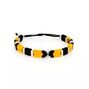 Perla in zama effetto gomma forma freccia 11x8 mm - Nero x1