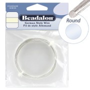 Filo di rame tondo 0,51 mm - German Style Wire - Argentato x 12 m