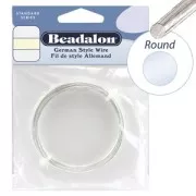 Filo di rame tondo 0,51 mm - German Style Wire - Argentato x 12 m