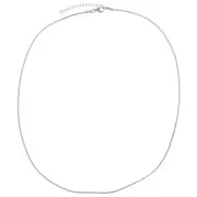 Girocollo Acciaio inox maglia serpentina quadradata mm. 1.45 x51 cm