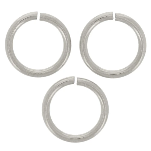 Anellini aperti mm.  7x1 Acciaio inox x25