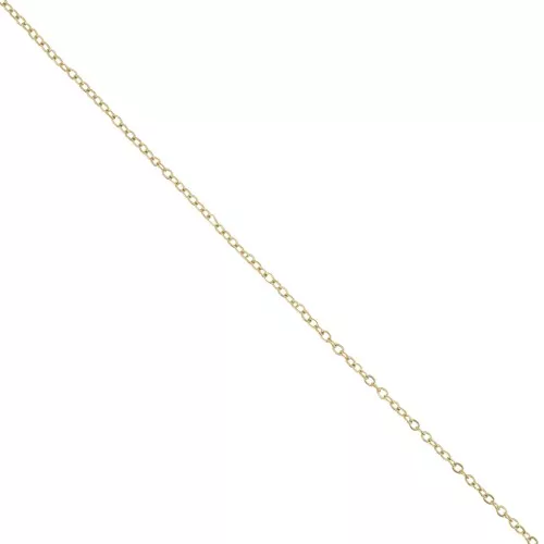 Catena maglia Forzatina 1.75mm in acciaio inossidabile 304L Dorato x99cm