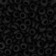 Rocaille Toho Mezzo Round 6/0 TO6RDR0049F - Opaco Frosted Jet x5g