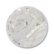 Zecchino sgualcito mm. 40 argentato  x1