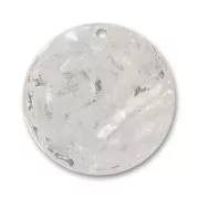 Zecchino sgualcito mm. 40 argentato  x1