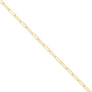 Catena rettangolare 3 mm Gold filled x 20 cm