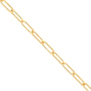 Catena rettangolare 3 mm Gold filled x 20 cm
