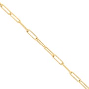 Catena rettangolare 3.7 mm Gold filled x20cm