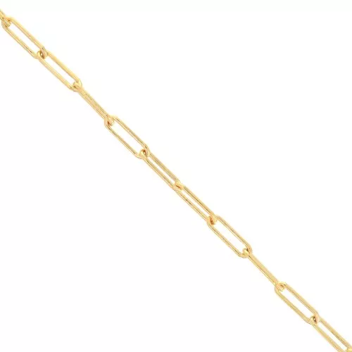 Catena rettangolare 3.7 mm Gold filled x20cm