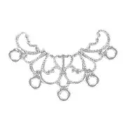 Stampa intercalare mm. 27x20 argentato  x1