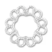 Stampa tonda mm. 19 argentato  x1