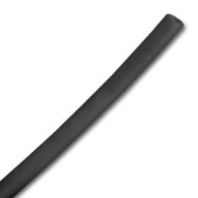 Cordoncino plastica cavo mm. 4 Nero Opaco x cm. 50|raw }}