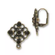 Orecchini con ganci stampa mm. 22 bronzo x2
