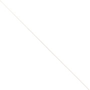 Catena fine maglia Rettangolo 0.45 mm - Acciao inossidabile Dorato 316L x50cm