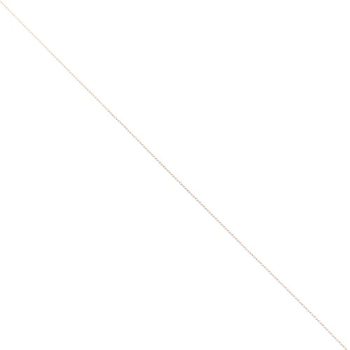 Catena fine maglia Rettangolo 0.45 mm - Acciao inossidabile Dorato 316L x50cm