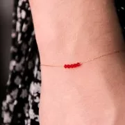 Catena fine maglia Rettangolo 0.45 mm - Acciao inossidabile Dorato 316L x50cm