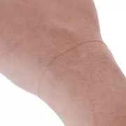 Catena fine maglia Rettangolo 0.45 mm - Acciao inossidabile Dorato 316L x50cm