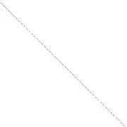 Catena fine maglia Rettangolo 0.45 mm - Acciao inossidabile 316L x1m