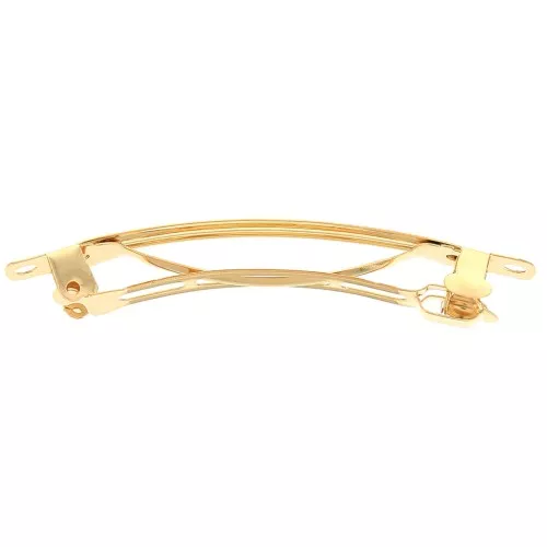 Fermacapelli 78 mm - Dorato all'oro fino x1