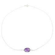 Girocollo catena maglia Forzatina per distanziatore - Argento 925 x41cm