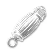 Chiusura da clipsare mm. 15 Placcatura argento fino x1