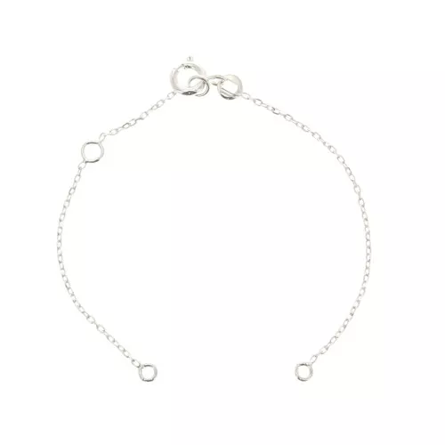 Braccialetto bambino maglia Forzatina per distanziatore - Argento 925 x13cm