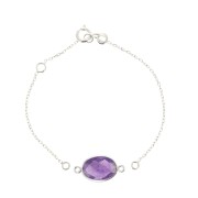 Braccialetto bambino maglia Forzatina per distanziatore - Argento 925 x13cm