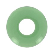 Pendente donuts in acrilico 21 mm - Verde trasparente x1