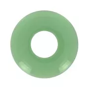 Pendente donuts in acrilico 21 mm - Verde trasparente x1