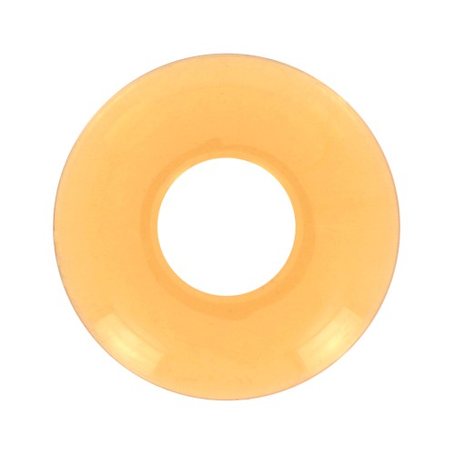 Pendente donuts in acrilico 21 mm - Giallo trasparente x1