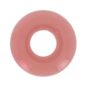 Pendente donuts in acrilico 21 mm - Terracotta trasparente x1