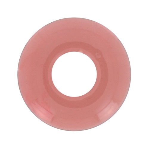 Pendente donuts in acrilico 21 mm - Terracotta trasparente x1