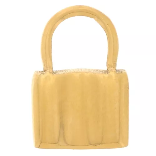 Ciondolo lucchetto 12x8 mm - Acciaio inossidabile 304L Dorato x1