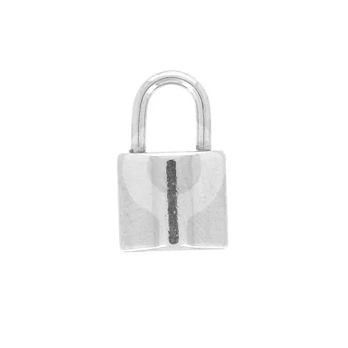 Ciondolo lucchetto 16x10 mm - Acciaio inossidabile x1