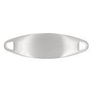 Distanziatore per bracciale da incidere 30x9 mm- Acciaio inossidabile x1