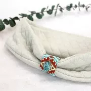 Castone ovale retro piatto mm. 18x13 bronzo x1