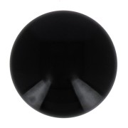 Cabochon in resina opaca 14 mm - Nero x1