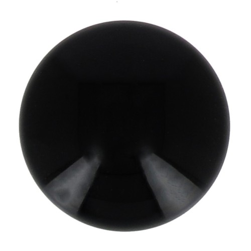 Cabochon in resina opaca 14 mm - Nero x1