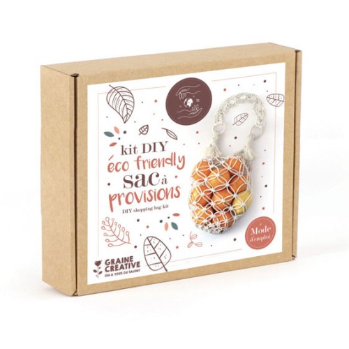 Kit macramè borsa - Graine Créative - Borsa della spesa x1