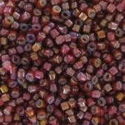 Miyuki Delica 11/0 DB1781 - Root Beer AB Lined White