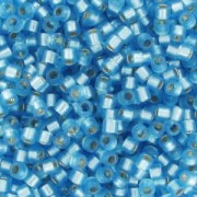 Miyuki Delica 11/0 DB0692 - Dyed Semi Mat Silver Lined Aqua